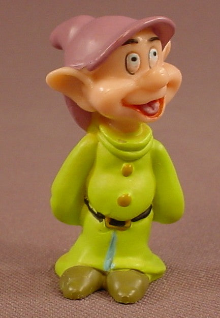 Disney Snow White Dopey Dwarf Looking To The Side PVC Figure, 1 3/4 Inches Tall, Figurine