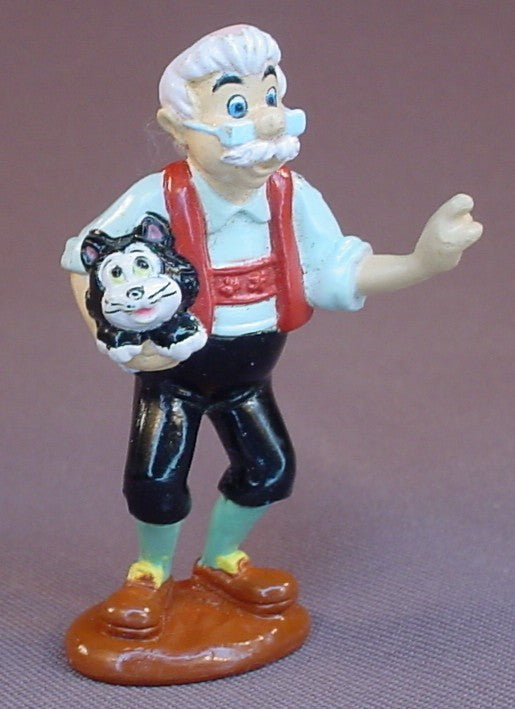 Figurine Pinocchio, Geppetto, Figaro Storybook