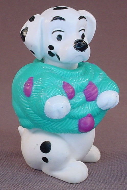 Disney 101 Dalmatians Dog Tangled In Yarn, 2 3/4 Inches Tall, The Head & Waist Turn, 102, McDonalds