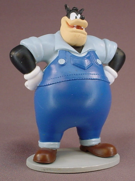 Disney Goof Troop Pete With His Hands On His Hips PVC Figure On A Base, 4 Inches Tall, Figurine