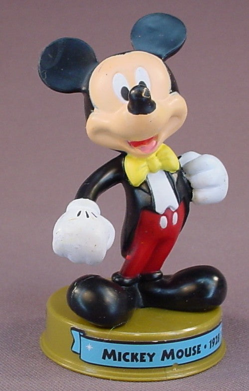 Disney 100 Years Of Magic Mickey Mouse PVC Figure On A Base, Walt Disney World, 2002 McDonalds