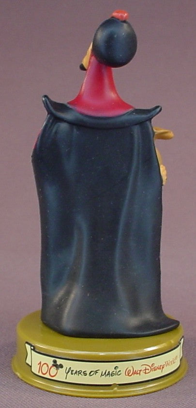 Disney 100 Years Of Magic Jafar Villain PVC Figure On A Base, Walt Disney World, Aladdin Movie, 2002 McDonalds