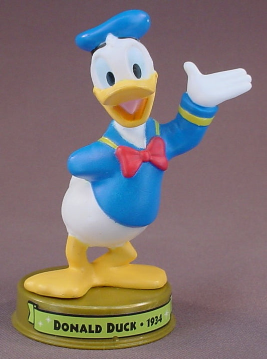 Disney 100 Years Of Magic Donald Duck PVC Figure On A Base, Walt Disney World, 2002 McDonalds