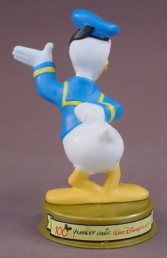 Disney 100 Years Of Magic Donald Duck PVC Figure On A Base, Walt Disney World, 2002 McDonalds