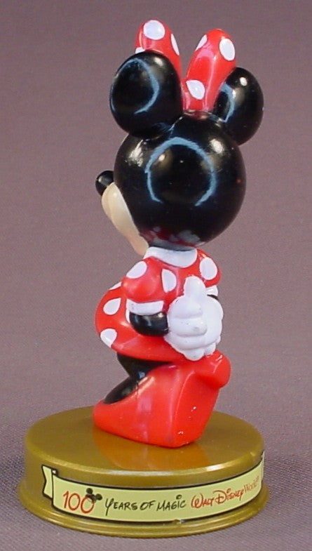 Disney 100 Years Of Magic Minnie Mouse PVC Figure On A Base, Walt Disney World, 2002 McDonalds