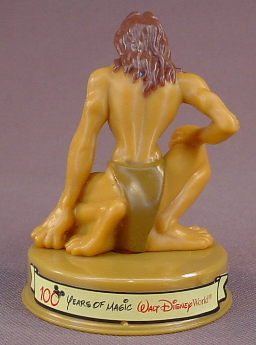 Disney 100 Years Of Magic Tarzan PVC Figure On A Base, Walt Disney World, Tarzan Movie, 2002 McDonalds