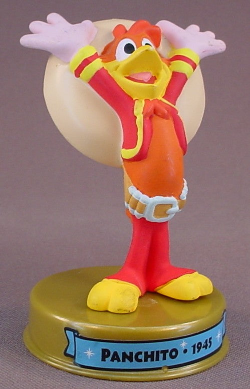 Disney 100 Years Of Magic Panchito PVC Figure On A Base, Walt Disney World, The Three Caballeros Movie, 2002 McDonalds