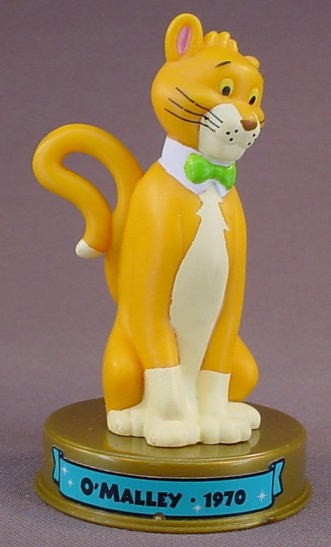 Disney 100 Years Of Magic O'Malley The Cat PVC Figure On A Base, Walt Disney World, The Aristocats Movie, 2002 McDonalds