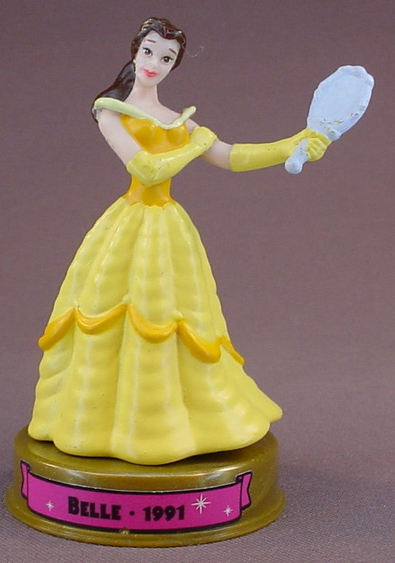 Disney 100 Years Of Magic Belle PVC Figure On A Base, Walt Disney World, Beauty & The Beast Movie, 2002 McDonalds