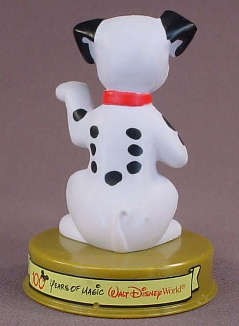 Disney 100 Years Of Magic Lucky Dog PVC Figure On A Base, Walt Disney World, 101 Dalmatians Movie, 2002 McDonalds