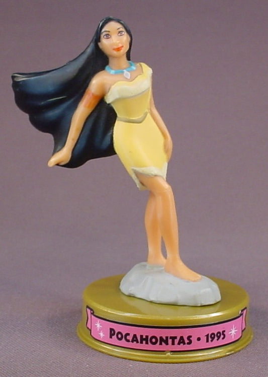 Disney 100 Years Of Magic Pocahontas PVC Figure On A Base, Walt Disney World, Pocahontas Movie, 2002 McDonalds