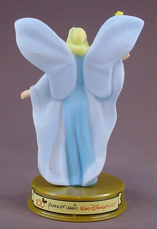 Disney 100 Years Of Magic Blue Fairy PVC Figure On A Base, Walt Disney World, Pinocchio Movie, 2002 McDonalds