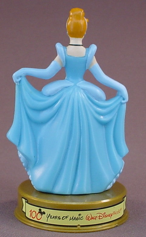 Disney 100 Years Of Magic Cinderella PVC Figure On A Base, Walt Disney World, Cinderella Movie, 2002 McDonalds