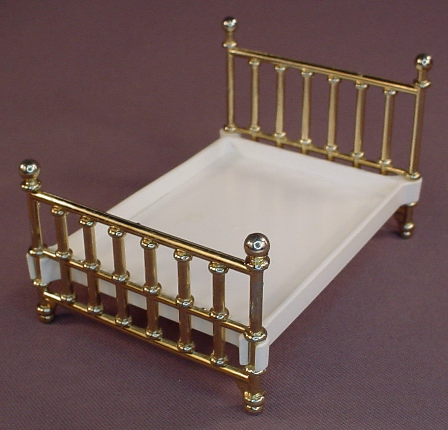 Brass Double Bed Frame, Vintage