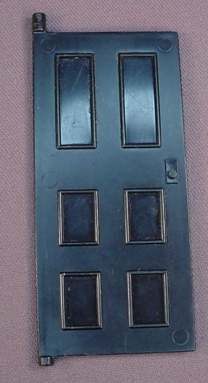 Fisher Price Vintage 250 Dollhouse Black Front Door, 4 3/8 Inches Tall, 1 7/8 Inches Wide, 250 Doll House 1978-1980