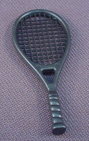 Playmobil Dark Gray Or Black Tennis Racket Or Racquet, Grey, 3342 3517 3708 3850 4058 4949 4999 5196