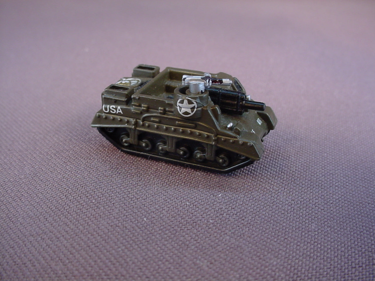 Micro Machines 1987 Military Vehicle, Dark Brown, USA, Tracked