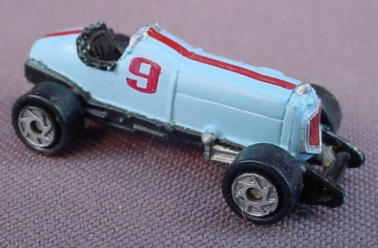 Micro Machines Light Blue & Red #9 1930's Era Indy 500 Race Car, Racing, Racer, 1989 Galoob
