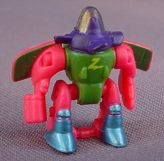 Micro Machines 1994 Mini Z-Bots Prizzner, 1 Inch Tall, Galoob, Mini Z's, Bends At The Waist