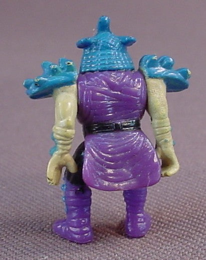 TMNT Super Shredder Micro Figure, 1 1/8 Inches Tall, Bends At The Waist, Mini Mutants Bodacious Battlesets Dimensions X, Leo Lair Technodrome