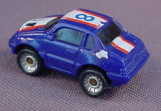 Micro Machines Hot Wheels 1980's Blue Number 8 Ford Thunderbird, 1988 Galoob