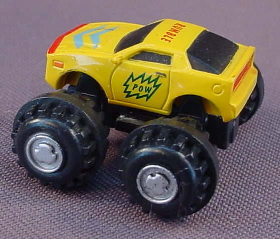 Micro Machines 1988 Funrise Yellow Pontiac Firebird Or Camaro Monster Truck