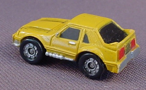 Micro Machines 1988 Funrise Yellow Or Gold Fox Body Mustang