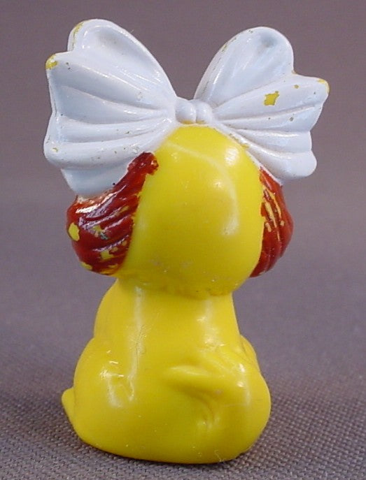 Puppy Dog Hard Plastic Figure Companion For A Bonnie Big Bow Doll, 1 1/2 Inches Tall, 1990 Silverlit