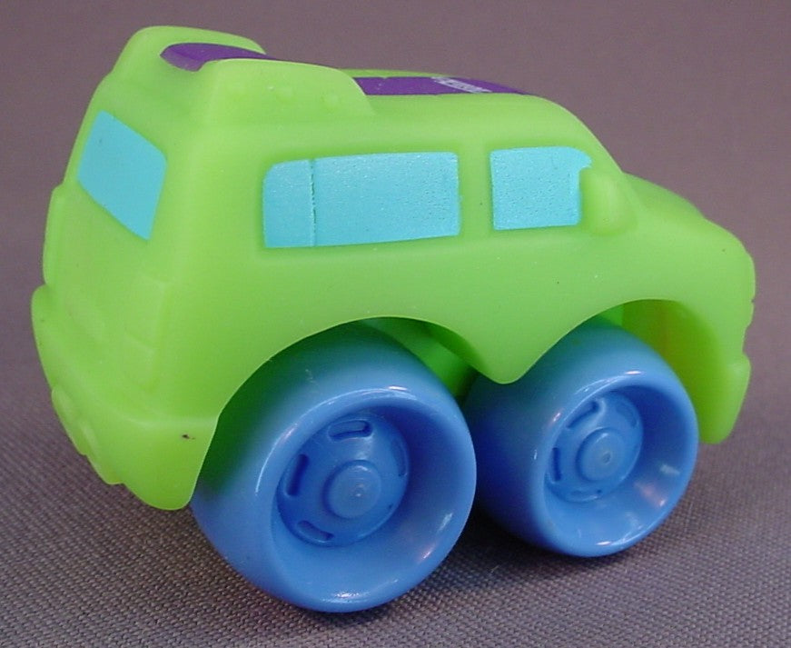 Playskool Tonka Wheel Pals Green SUV Car With A Purple Stripe, 2 1/2 Inches Long