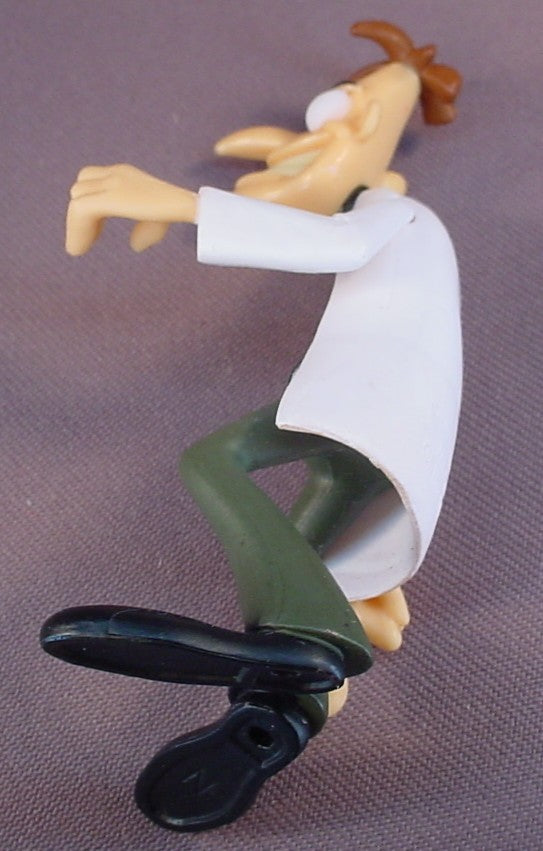 Disney Phineas And Ferb Dr Doofenschmirtz PVC Figure, 4 Inches Tall, Doesn't Stand Very Well, Jakks Pacific