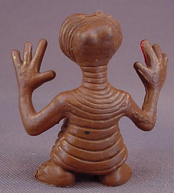E.T. The Extra-Terrestrial Alien Vinyl Or Rubber Figure, 2 Inches Tall, Was A Keychain But The Loop Is Gone