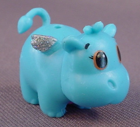 Hatchimals Blue Hippo With Glittery Wings Figure, 1 1/4 Inches Long, Colleggtibles, Season 1, Spinmaster, Spin Master