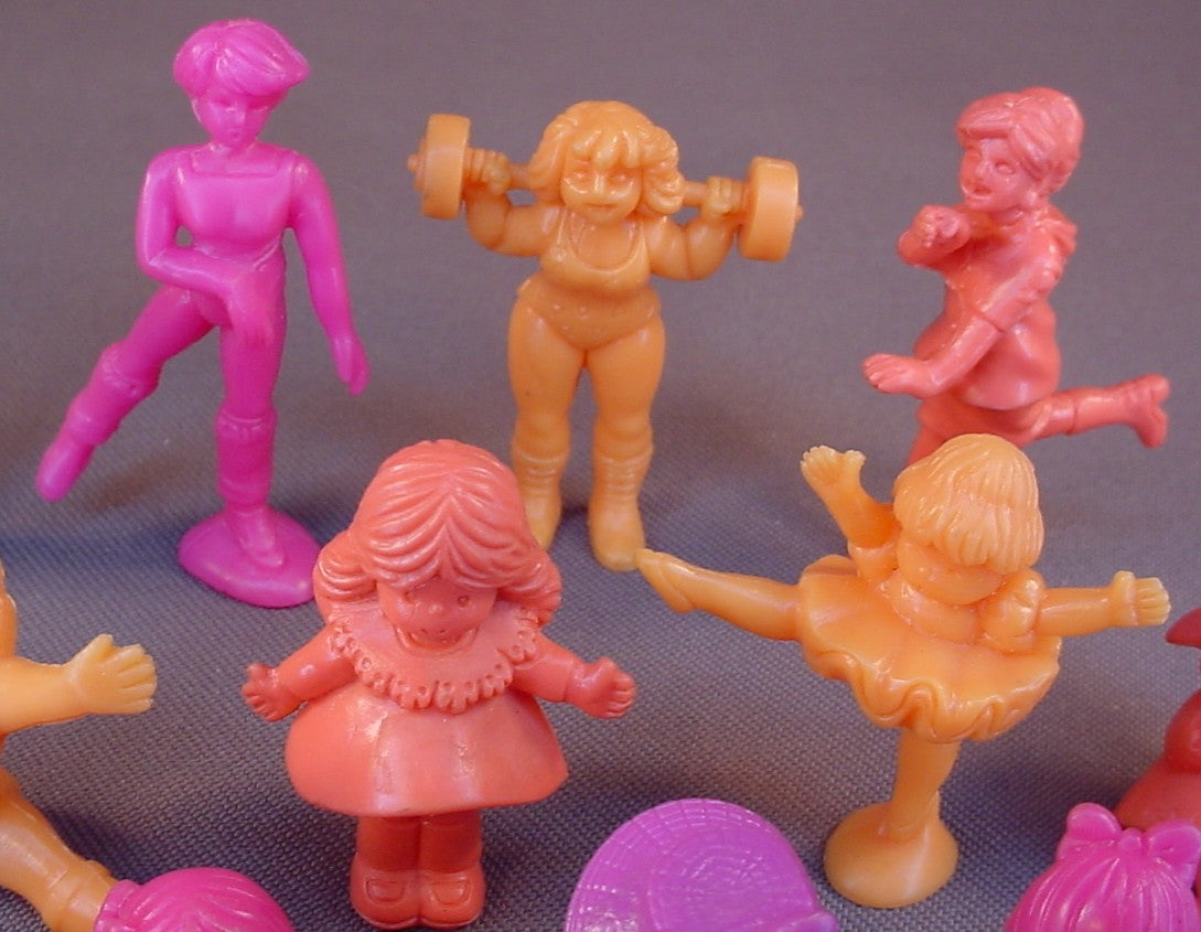 C.U.T.I.E. Lot Of 11 Figures, Cutie, Cuties, 1986 Mattel