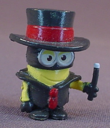 Monopoly Magician Bob Minion Game Piece Rubbery Figure, From A Despicable Me Board Game, 1 1/8 Inches Tall, Token, 2013 Hasbro