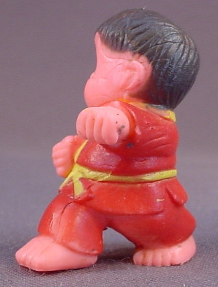 Soma Judo Wrestler PVC Figure In A Red Robe, 1 5/8 Inches Tall, Martial Arts