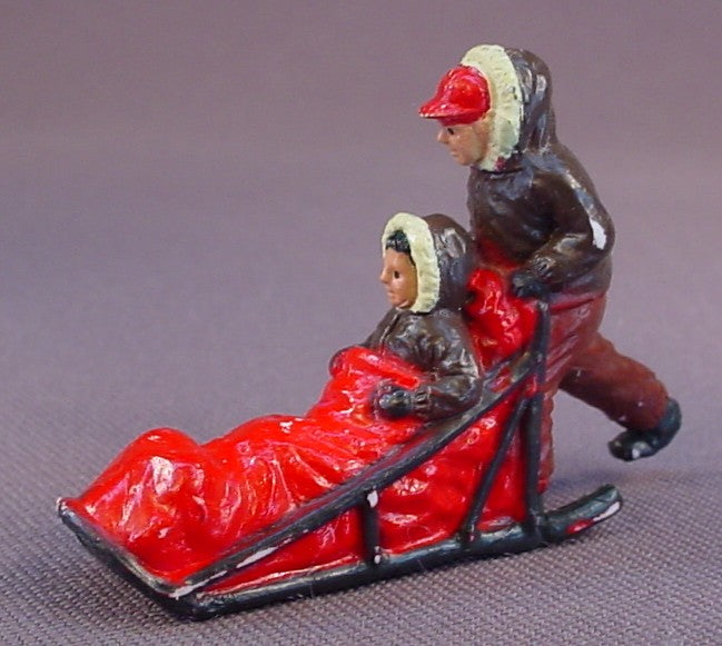 Safari Ltd Arctic PVC Figures Lot, Dog Sled Musher, Igloo Which Is 1 3/4 Inches Long