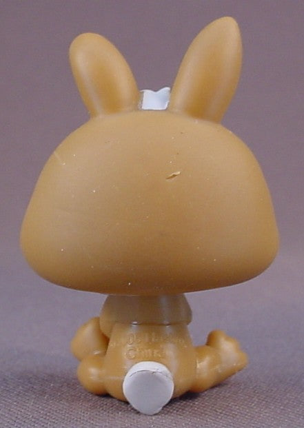 Littlest Pet Shop #220 Blemished Brown Baby Bunny Rabbit With Blue Green Eyes, 3 Pks, Picnic Time Pets, LPS, 2006 Hasbro