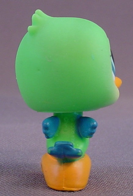Littlest Pet Shop #208 Blemished Green & Yellow Hummingbird With Blue Eyes, Portable Pets, 10 Pack, LPS, 2006 Hasbro