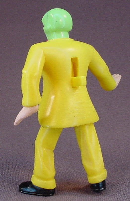 The Mask Movie Action Figure Toy With Eyeballs And Tongue That Bulge Out When The Lever In The Back Is Moved, 4 5/8 Inches Tall, Jim Carey, 1998 Burger King