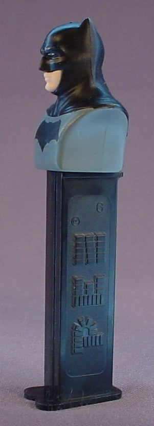 Pez Batman In The Gray & Black Suit, Black Stem, Pez Candy Dispenser, DC Comics
