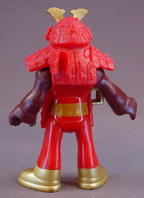 Fisher Price Imaginext Red Samurai Warrior Figure, 3 1/4 Inches Tall, Bends At The Waist, The Arms Move, 2011
