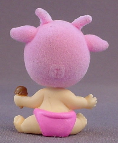 Baby Twozie Little Audrey Figure With A Pink Flocked Billy Goat Hat, Season 2, Two Cool, Rare, 2016-2017 Moose, Twozies, The Head Turns, Doll