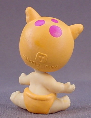 Baby Twozie Speedie Figure With An Orange Cheetah Hat, Season 1, Two Cool, 2016-2017 Moose, Twozies, The Head Turns, Doll, T1-003