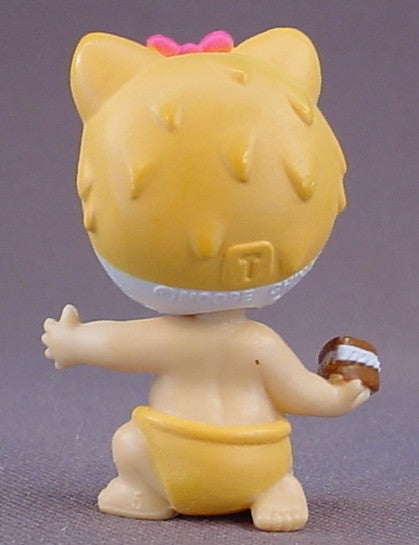 Baby Twozie Pastel Figure With An Orange Kitty Cat Hat, Season 1, Two Playful Cafe, 2016-2017 Moose, Twozies, The Head Turns, Doll