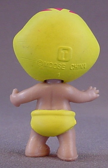 Baby Twozie Curly Figure With A Yellow Snake Hat, Season 1, Two Wild, 2016-2017 Moose, Twozies, Rare, The Head Turns, Doll, T1-057