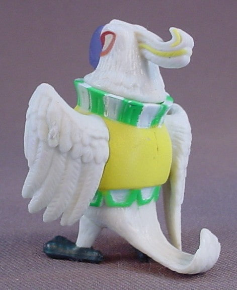 Rio 2 Movie Nigel The White Sulphur Crested Cockatoo PVC Figure, 2 Inches Tall, 2014 Jakks Pacific, Villain