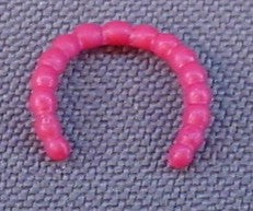 Playmobil Dark Pink Or Red Beaded Choker Necklace, 3020 3660 4249 4253 4304 4656 4936 5028 5063 5142