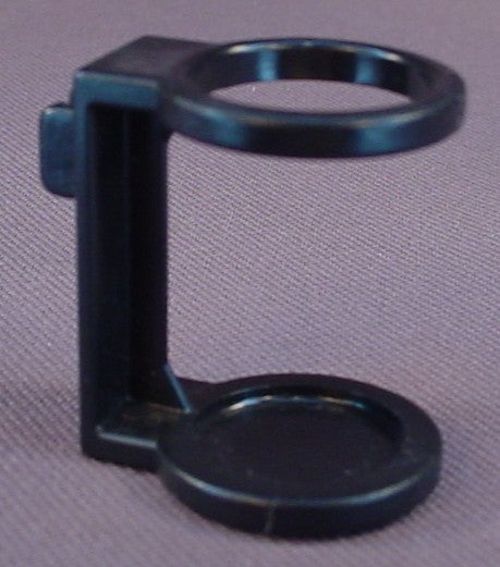 Playmobil Black Circular Rack For A Gas Station With A 2 Prong Clip On The Back, 3434 3437 3439