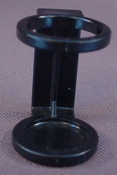 Playmobil Black Circular Rack For A Gas Station With A 2 Prong Clip On The Back, 3434 3437 3439