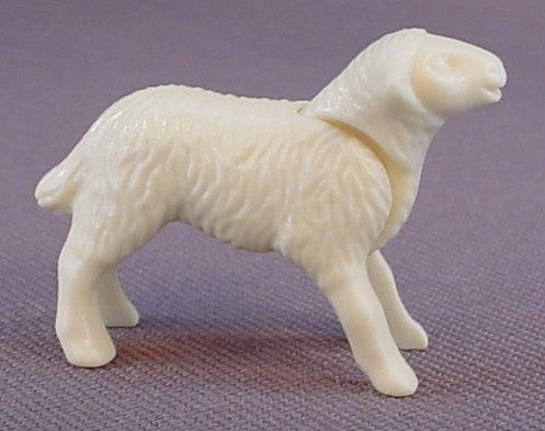 Playmobil White Lamb Baby Sheep Animal Figure, Jointed At The Neck, 3078 3243 3368 3824 3993 3996